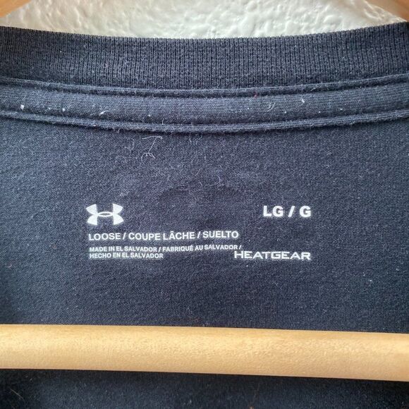 Under Armour Project Rock The Rock Dwayne Johnson Black T-Shirt Large - Picture 2 of 3